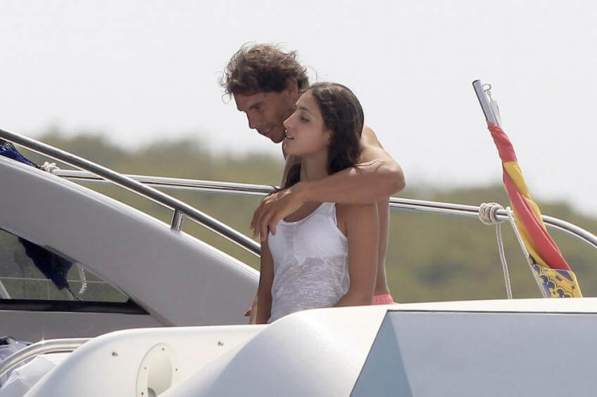 Rafael nadal i love to spend time with my girlfriend on the boat